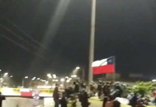 Manifestaciones en sector Tucapel