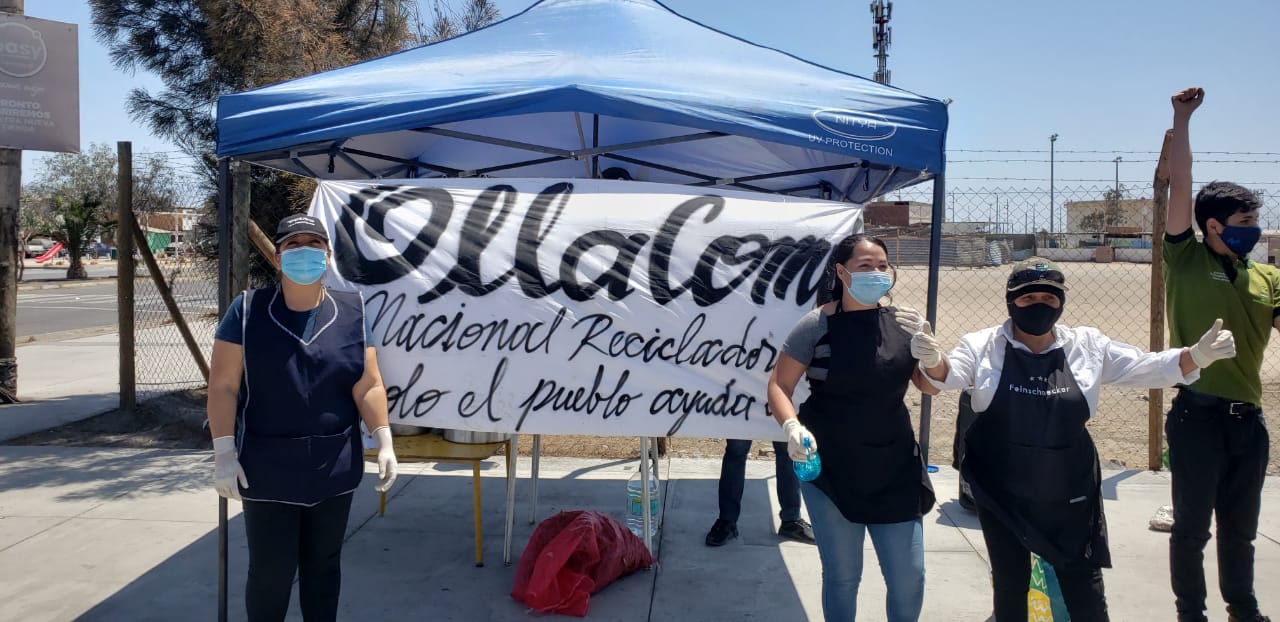 Recicladores organizan olla común semanal