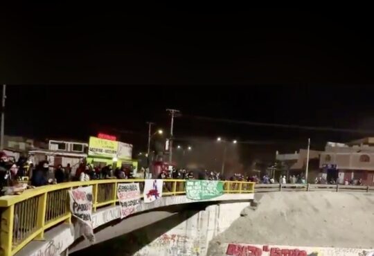 Fuerzas Especiales en rotonda Tucapel