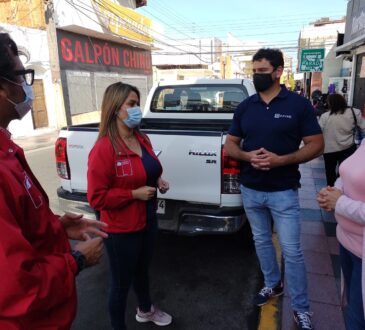 Comercio se reunió con la Gobernadora y seremis de Gobierno y Transportes en terreno