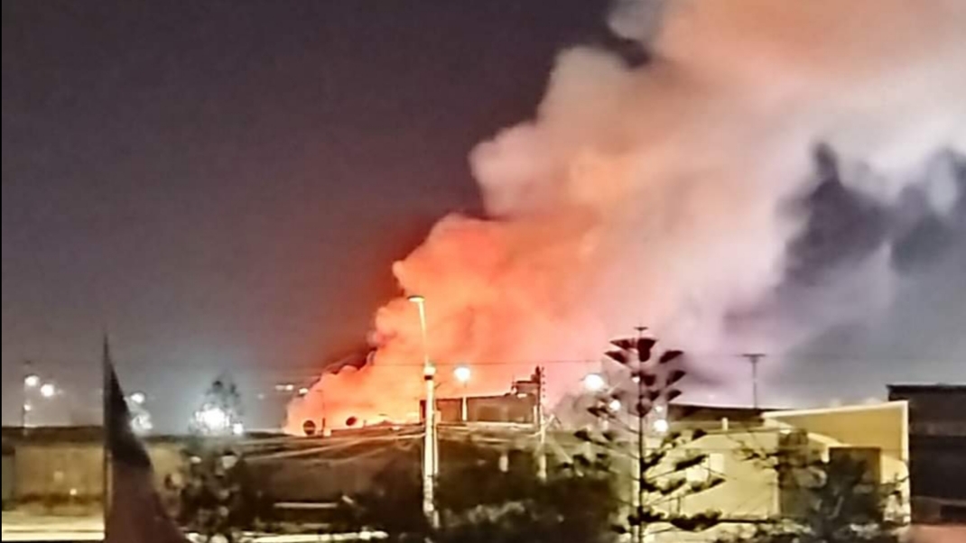 Tres casas arrasadas por el fuego en la población San José