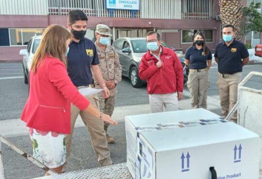 Llegó nueva partida de 2.950 dosis Pfizer a la región