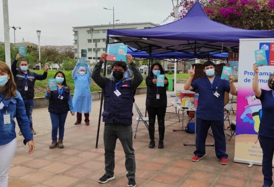 Desde las primeras horas de este sábado la Seremi de Salud lideró  la Ruta Voto Seguro