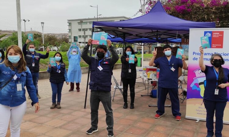 Desde las primeras horas de este sábado la Seremi de Salud lideró la Ruta Voto Seguro