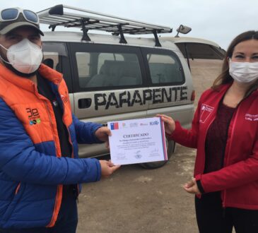 Parapentista ariqueño Mauricio Ubilla recibió reconocimiento en pleno Morro Gordo