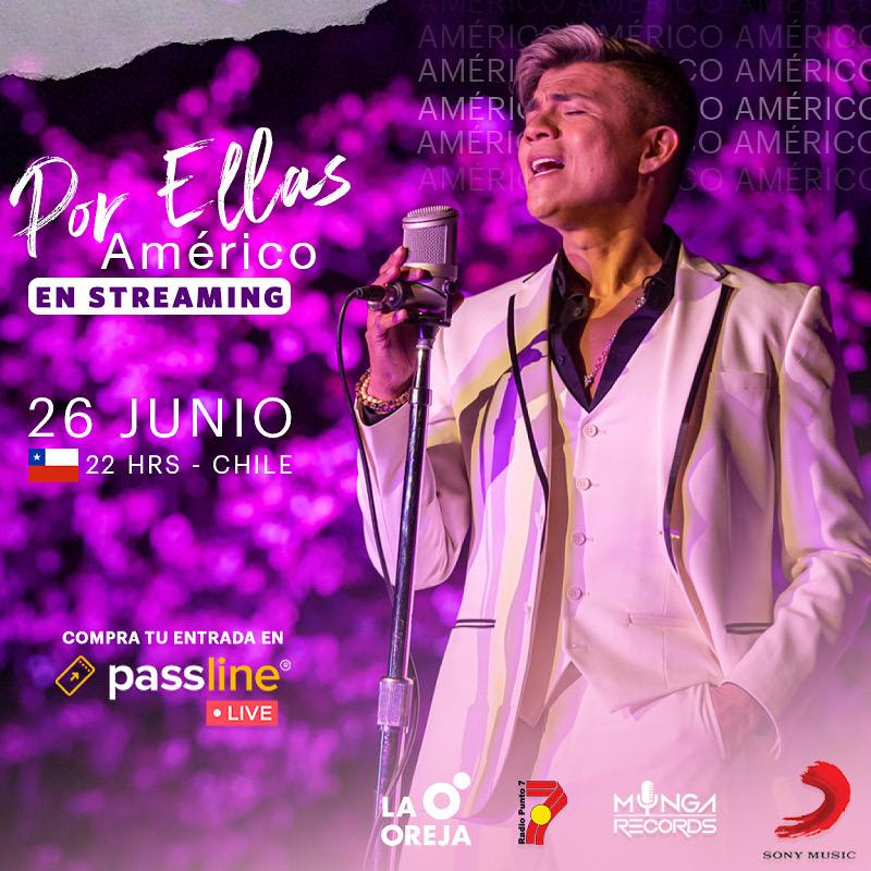 Américo anuncia concierto virtual  “Por ellas”