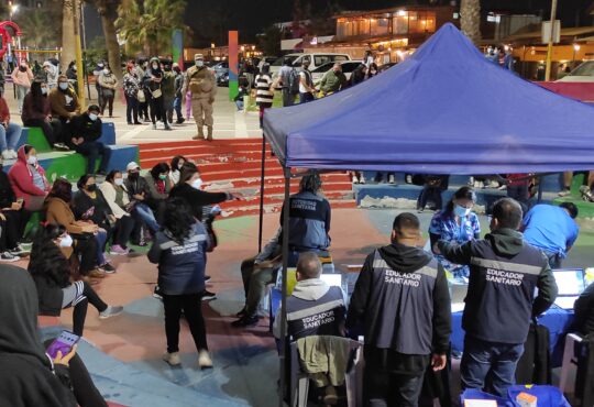 803 vacunados en operativos de la Seremi Salud durante el fin de semana