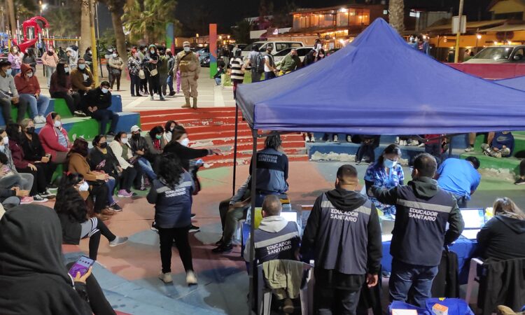 803 vacunados en operativos de la Seremi Salud durante el fin de semana