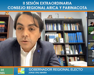Gobernador electo Jorge Díaz presentó renuncia como Consejero Regional