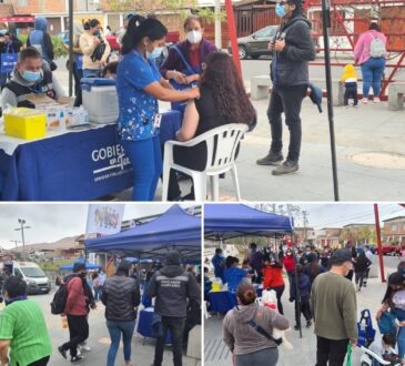 Exitoso operativo de vacunación hoy sábado en parque Punta Norte