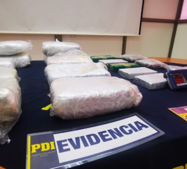 Encuentran cuatro mochilas con drogas en  Pampa Concordia