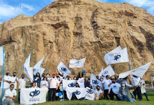 Con caravana celebraron constitución del Partido por la Gente