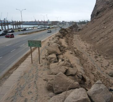 Zona de mitigación al pie del Morro contiene la caída de rocas