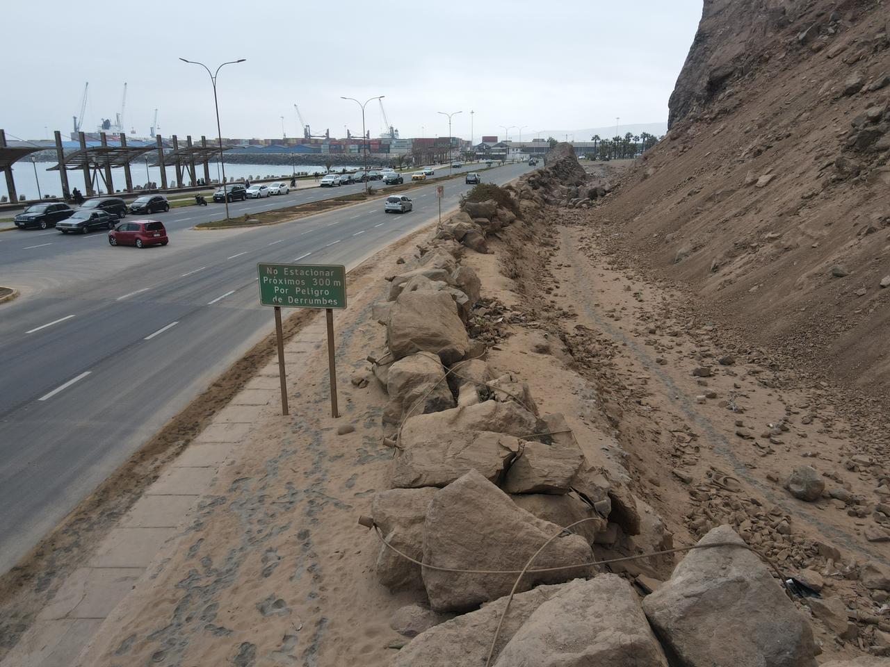 Zona de mitigación al pie del Morro contiene la caída de rocas