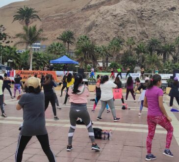 Exitosa “Zumba- Salud” al pie del Morro después de un año y medio de confinamiento