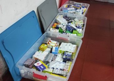 Primer decomiso de medicamentos del año en feria itinerante de calle Edmundo Flores