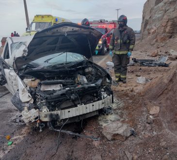 Un fallecido y siete lesionados esta mañana en camino a Corazones