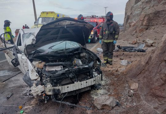 Un fallecido y siete lesionados esta mañana en camino a Corazones