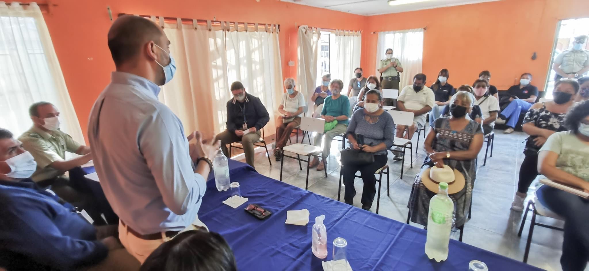 Delegado Sanzana y vecinos coordinaron Gobierno en Terreno para este sábado