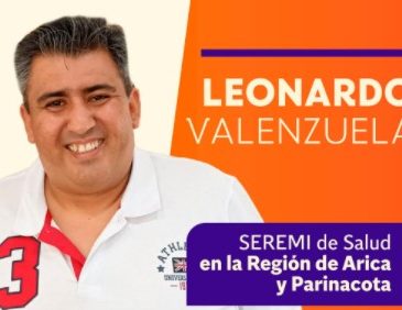 Leonardo Valenzuela Atenas es el nuevo Seremi de Salud de Arica y Parinacota