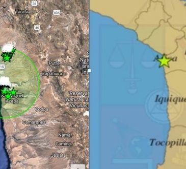 Sismo alertó a los ariqueños: 4.0 y a 15 kilómetros al NE de la ciudad