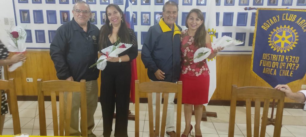 En el Día de la Mujer Rotary Arica homenajeó a dos heroínas en la lucha contra la pandemia
