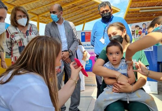 En el Jardín Piolín se inició campaña de vacunación escolar contra a la Influenza
