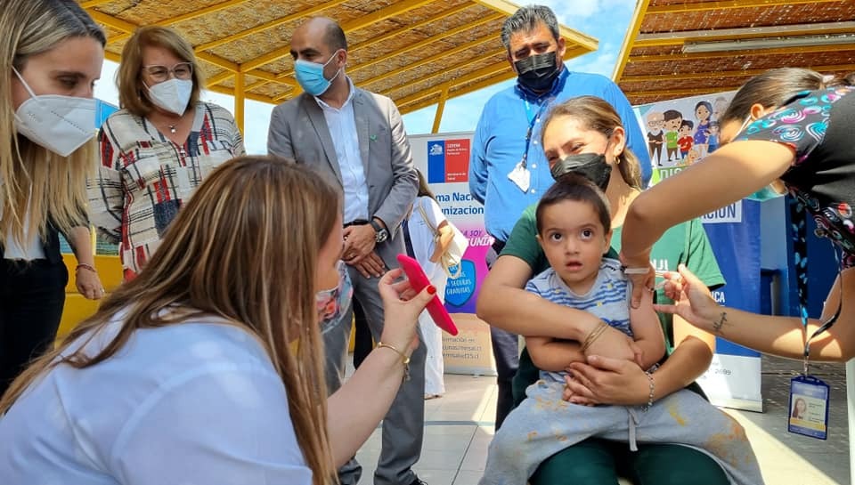 En el Jardín Piolín se inició campaña de vacunación escolar contra a la Influenza