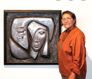 Premio Nacional de Escultura en Metales Edith Soza expondrá en la Casa de la Cultura