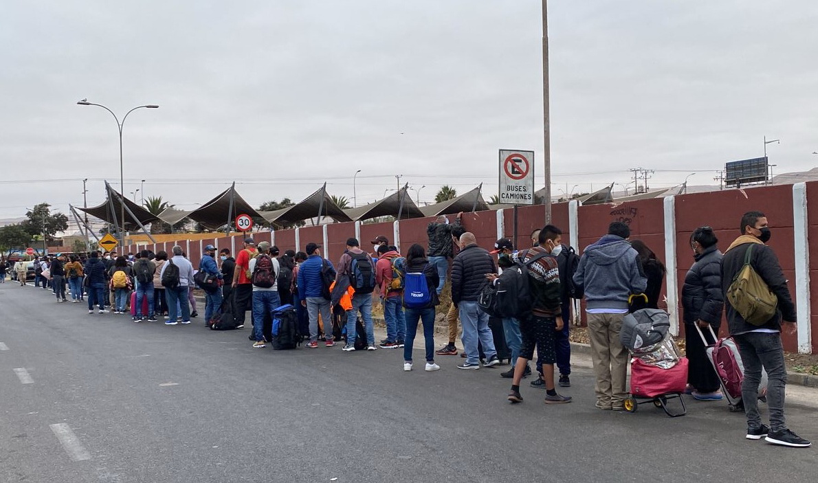 Apertura de frontera: Pasajeros viajaron al reencuentro con sus familiares en Perú
