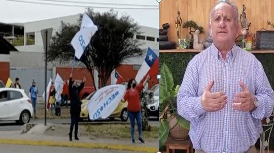 Detenido sujeto que amenazó con arma a fogueo a manifestantes de la opción rechazo