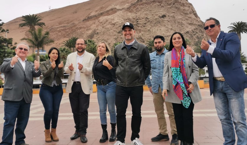Directiva nacional de la UDI en intensa jornada de trabajo en Arica
