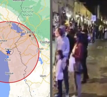 Sismo de gran magnitud en Perú se sintió en Arica y Parinacota