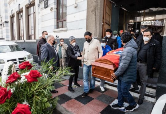 Con el Himno Arica despidieron a Elena Díaz Hevia