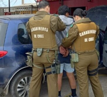 Menor de 17 años detenido en vulcanización con auto robado