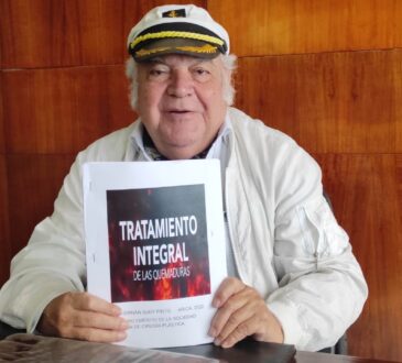 Doctor Hernán Sudy y su libro número 11: “Tratamiento Integral de las Quemaduras”