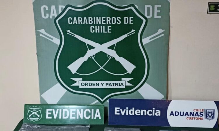 En Cuya cayó con 3 kilos de ketamina adosada al cuerpo