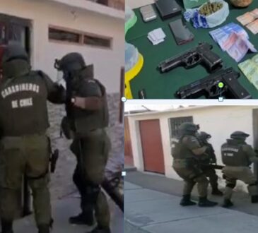 Batida al delito: Caen cinco adultos y una menor con armas y drogas