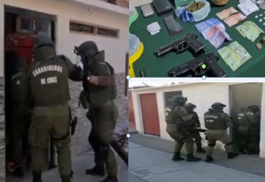 Batida al delito: Caen cinco adultos y una menor con armas y drogas