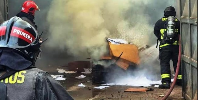Simulacro de amago de incendio en complejo penitenciario