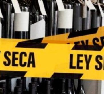 Corre Ley Seca hoy domingo desde las 05.00 a las 20.00 horas