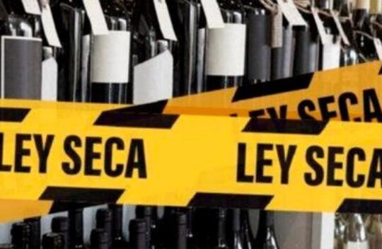 Corre Ley Seca hoy domingo desde las 05.00 a las 20.00 horas