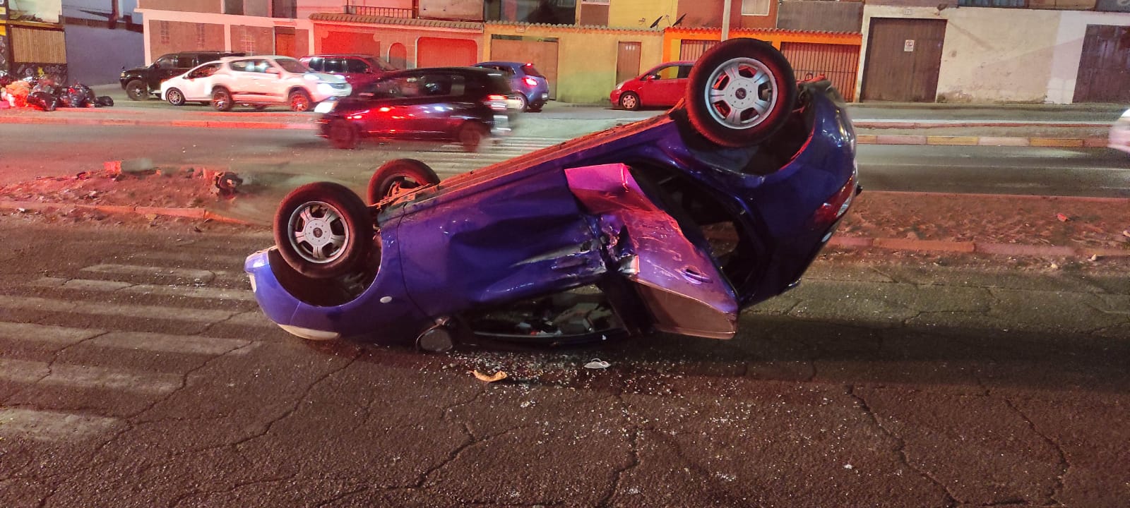 Milagrosa salvada en avenida Ignacio de Loyola