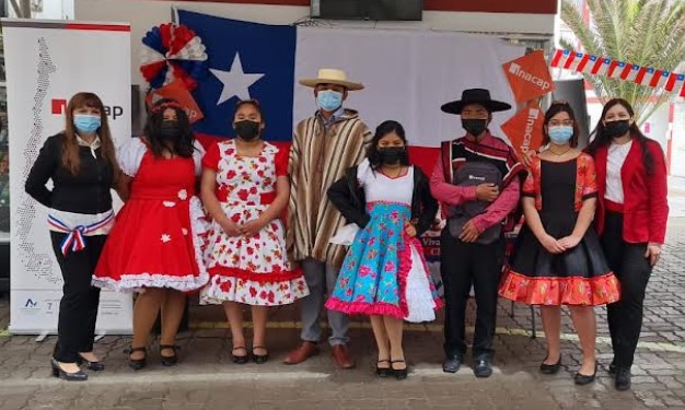 Alegría de liceanos en Inacap por festividades patrias