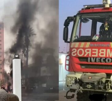 Manifestantes lanzaron piedras a Bomberos en avenida Comandante San Martín