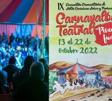 Carpa Carnavalona rural para celebrar  día de la Música y las Artes Escénicas