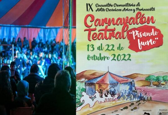 Carpa Carnavalona rural para celebrar  día de la Música y las Artes Escénicas