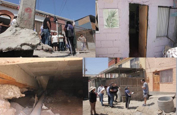 Por 30 años vecinos de la Tarapacá Oriente viven horrenda pesadilla por sus casas