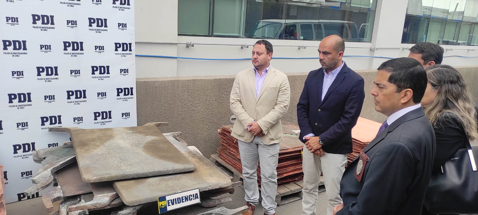 PDI incautó 20 toneladas de cobre fino avaluadas en 200 millones
