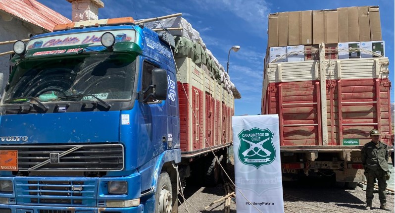 Duro golpe de Carabineros al contrabando en la frontera: Más de 300 millones en un solo día